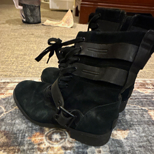 Ugg women black suede - black,